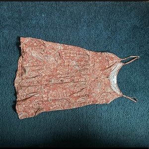 Paisley Button Detail Sundress